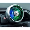 Autós mini ventilátor USB csatlakozással 3 fokozatú - Ezüst