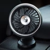 Autós mini ventilátor USB csatlakozással 3 fokozatú - Ezüst