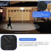 OUILA 20W LED reflektor mozgásérzékelővel IP65 vízálló kültéri világítás - fekete (KE22-707)