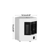 Arctic Cool 2 az 1-ben ventilátor és párásító USB csatlakozással - fehér