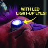 Kép 6/14 - Szuperpuha kapucnis takaró világító szemekkel - Választható állatfigurával