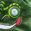 Bright-Eyes szuperpuha kapucnis takaró világító szemekkel - Dinoszaurusz-Zöld