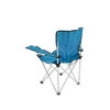 Összecsukható horgász és kempingszék pohártartóval - Világoskék