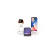 4 az 1-ben multifunkciós töltőállomás iPhone, Apple Watch, AirPods és vezeték nélküli töltésre - fehér (KE23-183)