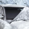 Univerzális mágneses szélvédő takaró 4 évszakos használatra - ezüst - Választható méretben