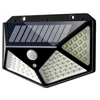 SH-102 Napelemes kültéri fali SMD LED lámpa mozgásérzékelővel - fekete