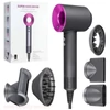 Super Hair 1600W hajszárító ionizációs funkcióval 3 sebességi fokozattal - szürke/rózsaszín