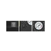 YY-3609 autós kompresszor 12V LED világítással 150PSI/10bar - fekete/sárga