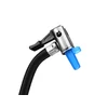 YY-3609 autós kompresszor 12V LED világítással 150PSI/10bar - fekete/sárga