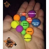 CFB FLUO POP UP 14mm bojli - 50g - Full Fruit - fluoreszkáló narancssárga
