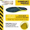 CopperFit Work Gear szabható talpbetét 40-46,5 méretig - fekete (MS-160)