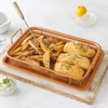 Crispy Tray réz sütőtálca ráccsal - barna