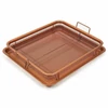 Crispy Tray réz sütőtálca ráccsal - barna