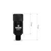 Delphin MagneQUICK gyorskioldó adapter kapásjelzőhöz - fekete (2db) (101004105)