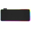 Egérpad RGB LED világítással, USB-vel - fekete (MS-249)