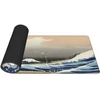 Nagy egérpad irodai asztalhoz 80x30 cm - hullám mintával (06318)