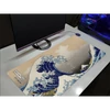 Nagy egérpad irodai asztalhoz 80x30 cm - hullám mintával (06318)