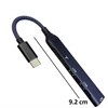 Extender SX-37 4 az 1-ben Type-C konverter USB 3.0 porttal - fekete