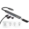Extender SX-37 4 az 1-ben Type-C konverter USB 3.0 porttal - fekete