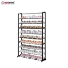Herzberg 9 szintes összehajtható cipőtartó 91x16x139 cm - kék (HG-8077BLU)