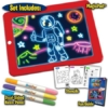 Kép 1/3 - Magic Sketchpad készségfejlesztő, színes, világítós rajztábla, üzenőtábla gyerek