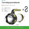 HC-260 Újratölthető LED kemping zseblámpa powerbankkal