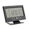 Kép 1/3 - Digitális óra LCD kijelzővel és hangvezérléssel, hőmérő funkcióval DS-8082 - Fekete