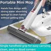 Mini-Mop hordozható mini felmosó automatikus víz kinyomó technológiával - fehér
