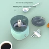 Többfunkciós mini konyhai robotgép akkumulátoros turmix/daráló/zöldség aprító - türkiz