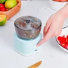 Többfunkciós mini konyhai robotgép akkumulátoros turmix/daráló/zöldség aprító - türkiz