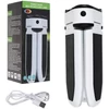 MX háromágú, összecsukható, szolár LED kempinglámpa 30W - fehér