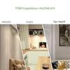 MX háromágú, összecsukható, szolár LED kempinglámpa 30W - fehér