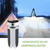 MX háromágú, összecsukható, szolár LED kempinglámpa 30W - fehér
