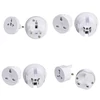Univerzális nemzetközi utazó adapter készlet konnektor átalakító USB kimenettel - fehér (4196)