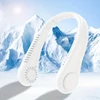 Mini hordozható nyak ventilátor beépített akkumulátorral - fehér