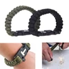 Paracord túlélő karkötő iránytűvel - zöld