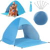 Kép 2/6 - Pop Up Strand sátor önállóan összecsukható - UV ablakkal - 110x140x115cm