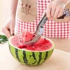 Praktikus dinnye szeletelő rozsdamentes acélból - szürke