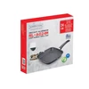 Royalty Line grill serpenyő 24 cm márvány bevonattal üveg fedővel - fekete (RL-AG24ML)