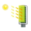 Kép 2/11 - Solár integrált napelemes alkony utcai 200 w-tos lámpa. -Extra erős utcai lámpa