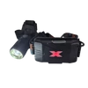 W613 zoomolható LED fejlámpa 1200 lumen 2 db Li-ion 18650 akkumulátorral IPX4 vízállóság - fekete (W613)