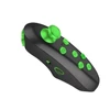 VR Case 3D VR szemüveg okostelefonokhoz aszférikus lencsékkel Bluetooth távirányítóval - fekete/zöld
