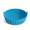 Légsütő szilikon bélés készlet 3db + ajándék 3db szilikon alátét - 22 cm - Fekete-Szürke-Kék