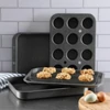 Tapadásmentes márványbevonatú 5 részes sütőkészlet, tepsi szett - RL-5RB