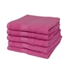 5 db 70x140 cm pamut törölköző - 400g/m² - Pink