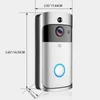 XSmart okos kapucsengő WiFi-s HD kamerával és kétirányú kommunikációval - ezüst (doorbell-v5)