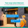 KE24-337 WiFi IP kamera kül- és beltéri használatra 1080P felbontással, éjszakai látás móddal