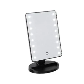 180 fokban forgatható profi sminktükör LED világítással - fehér