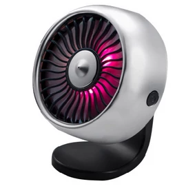 Autós mini ventilátor USB csatlakozással 3 fokozatú - Választható színben
