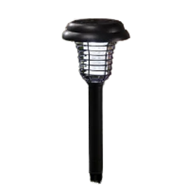 Napelemes szúnyogirtó UV LED lámpa - fekete